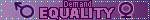 the words 'demand equality,' with a mars and a venus symbol